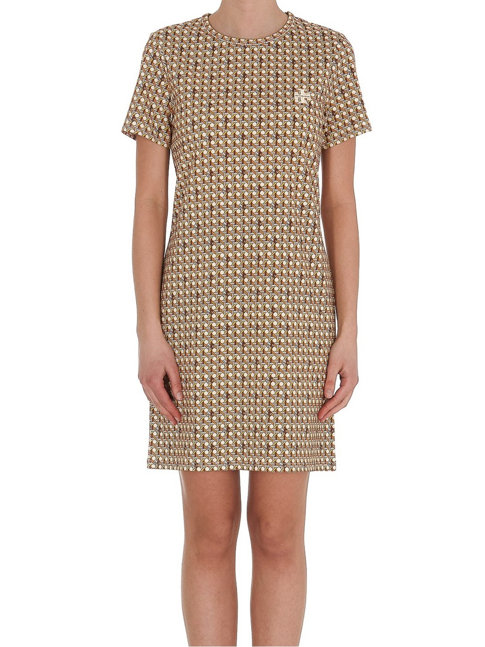 TORY BURCH Logo Print Cotton Dress NWT XL - Picture 2 of 10